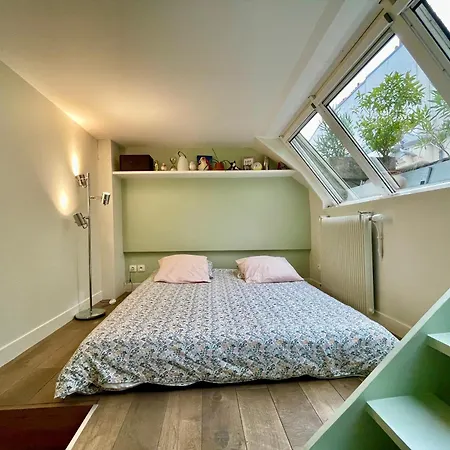 Maison Marais - Calme Et Terrasse Appartamento